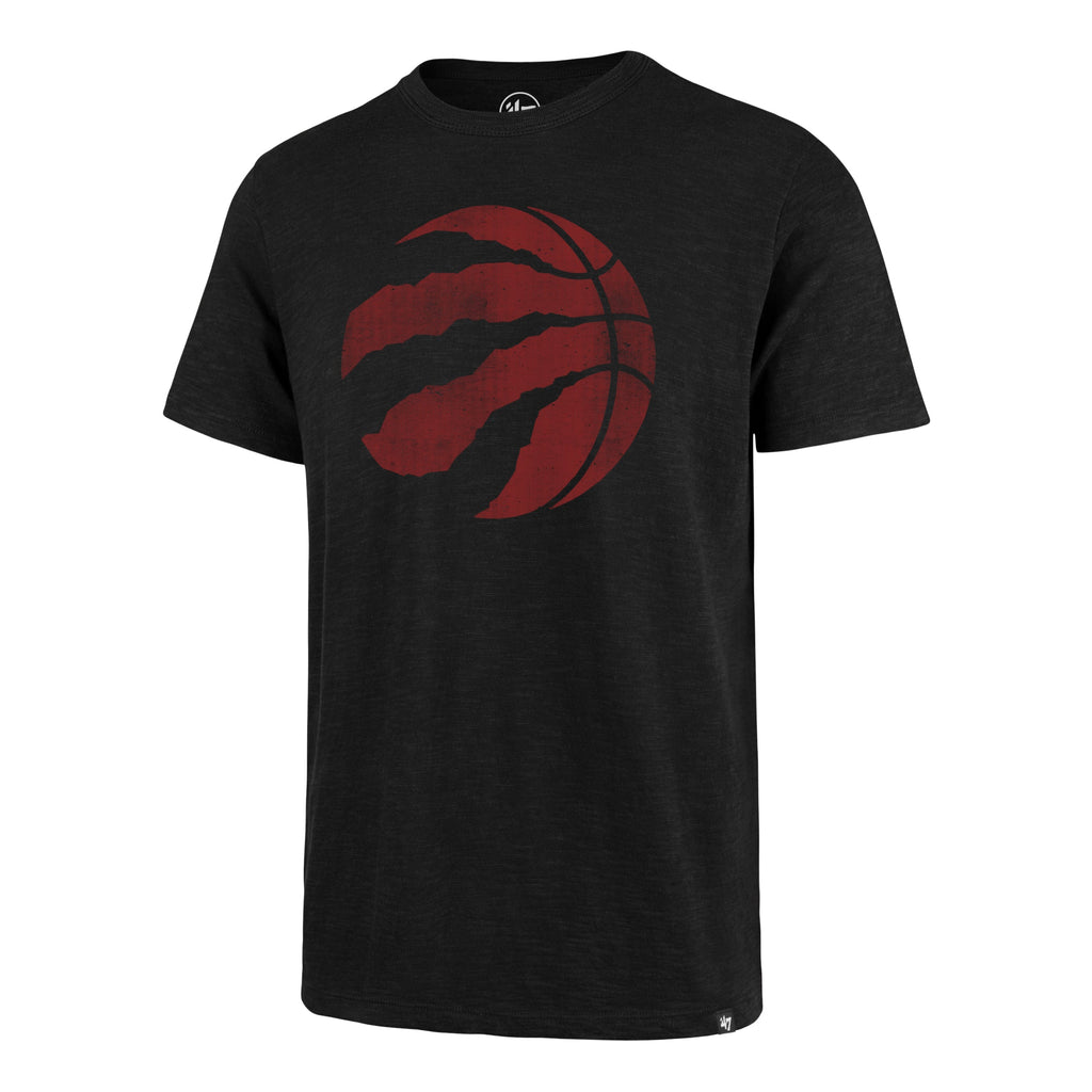 Toronto Raptors NBA 47 Brand Men Black Grit Scrum T-Shirt product image 1, provided for visual reference and product detail