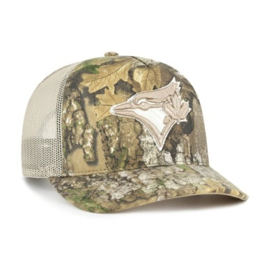 Toronto Blue Jays MLB 47 Brand Men Real Tree Mesh Snapback product image 1, provided for visual reference and product detail