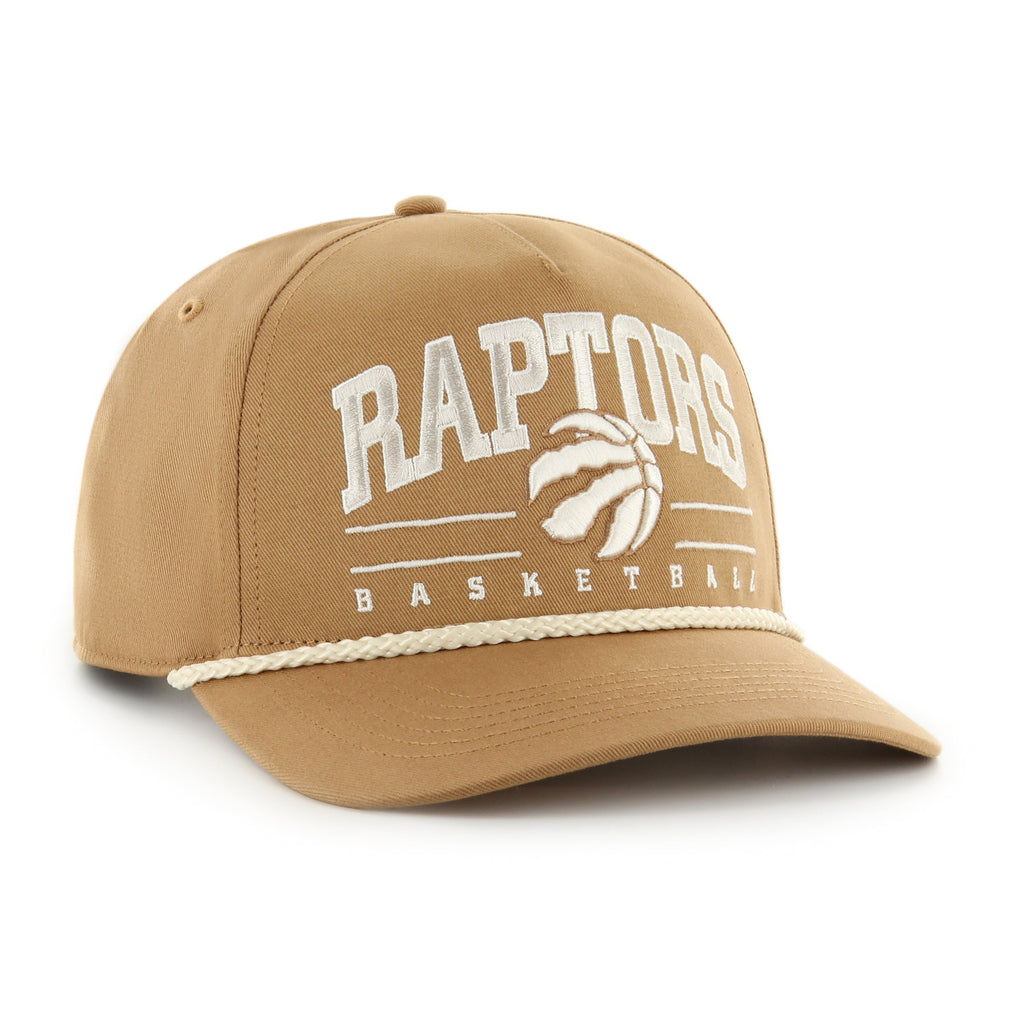 Toronto Raptors NBA 47 Brand Men Dune Roscoe Rope Option Hitch Adjustable Hat product image 3, provided for visual reference