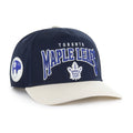 Toronto Maple Leafs NHL 47 Brand Men Navy Hard Hat Arch Hitch Snapback Hat product image 1, provided for visual reference