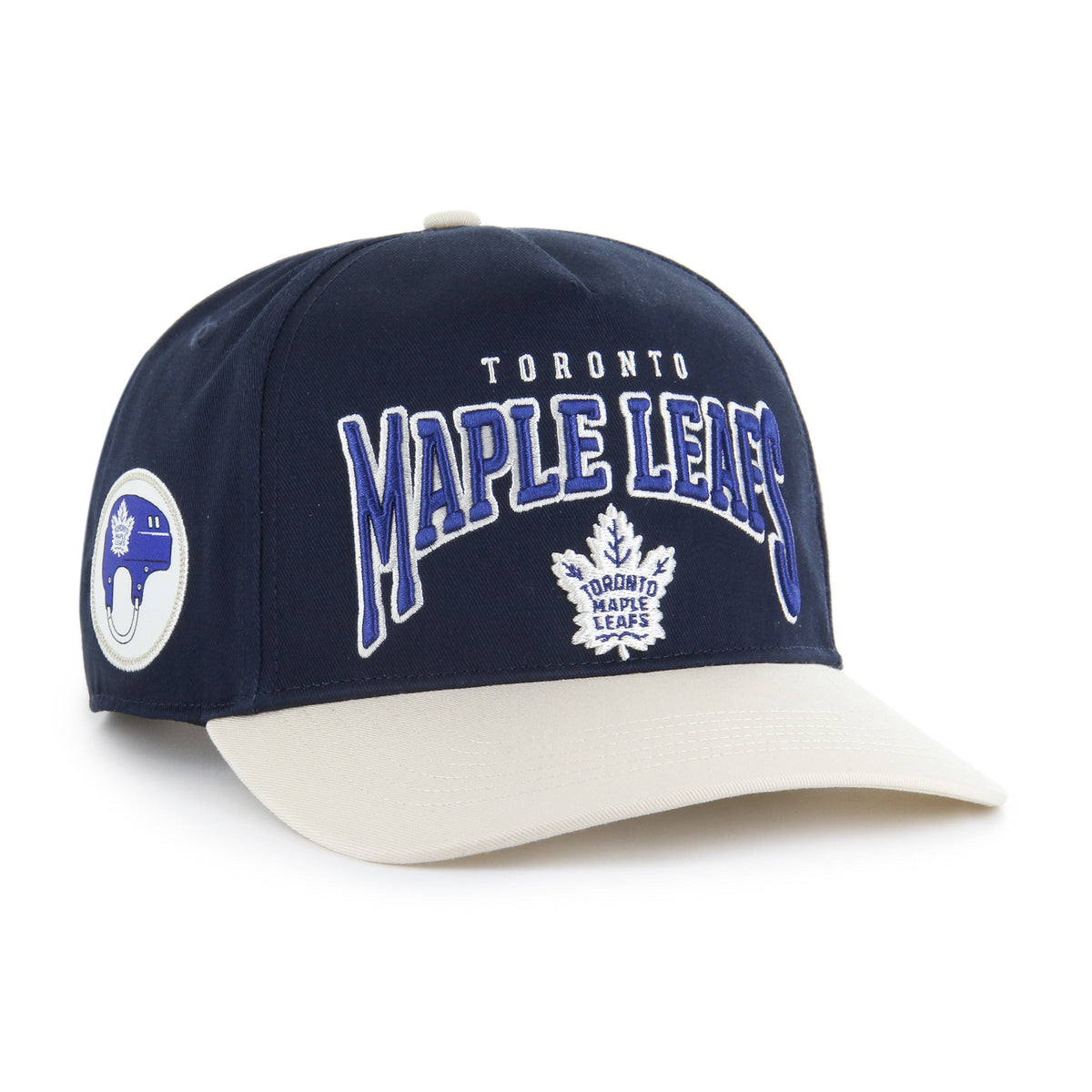 Toronto Maple Leafs NHL 47 Brand Men Navy Hard Hat Arch Hitch Snapback Hat product image 1, provided for visual reference