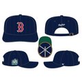 Boston Red Sox MLB 47 Brand Men Navy Rawlings Pinstripe Hitch Adjustable Hat product image 1, provided for visual reference