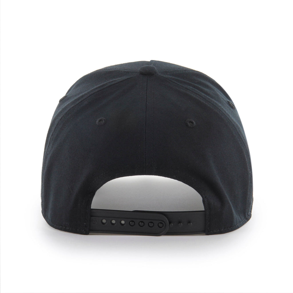 Montreal Expos MLB 47 Brand Men Black MVP Deluxe Sure Shot Snapback product image 2, provided for visual reference and