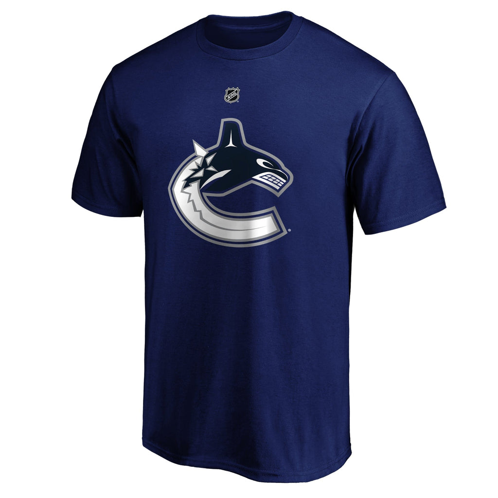 Jake DeBrusk Vancouver Canucks NHL Fanatics Branded Men Royal Blue Authentic T Shirt product image 1, provided for visual