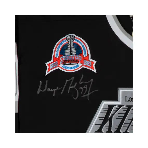 Wayne Gretzky Los Angeles Kings NHL Mitchell & Ness 1992-93 Autographed Authentic Jersey product image 2, provided for